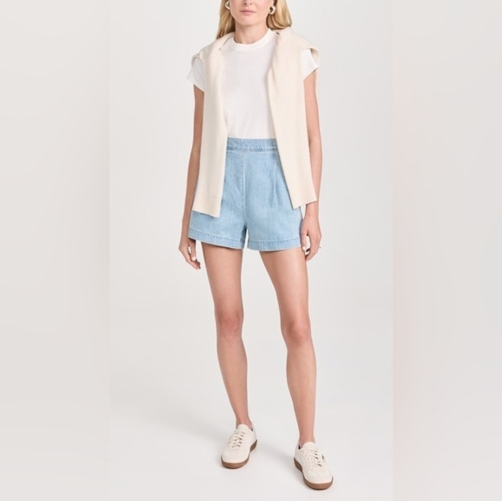 Madewell Pull-On High Rise Denim Shorts